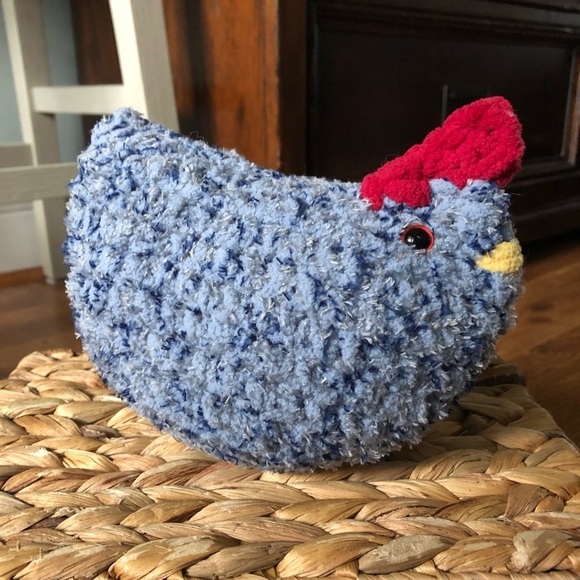 Handmade Crochet Speckled Country Chicken (multiple Colors) - Picture 8 of 9